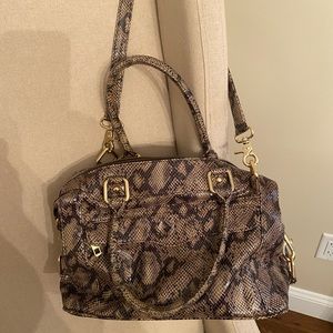 Lizard skin very gently used tote